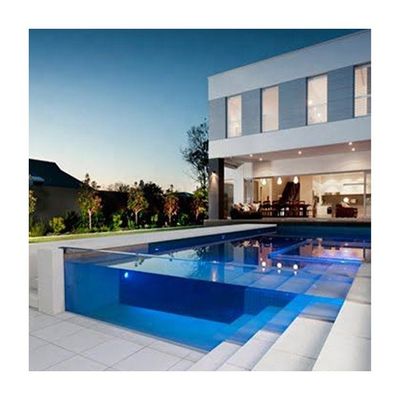 Duidelijk 50 mm boven de grond Acryl glasplaat zwembad in transparant plexiglas