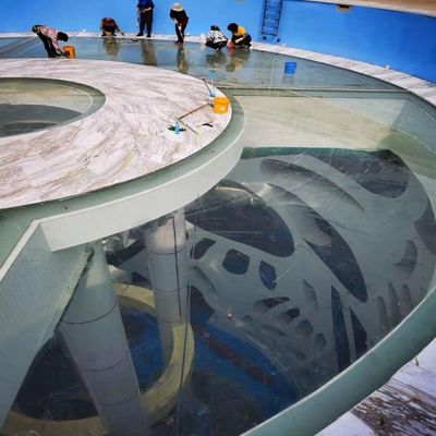 Acrylglasplaat met hoge oppervlakhardheid voor zwembad 50 mm 100 mm 150 mm 200 mm 300 mm