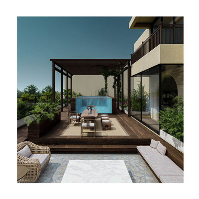 Hoge lichttransmissie 92,5% Lucite Acrylic Prefab Pool voor hotel achtertuin