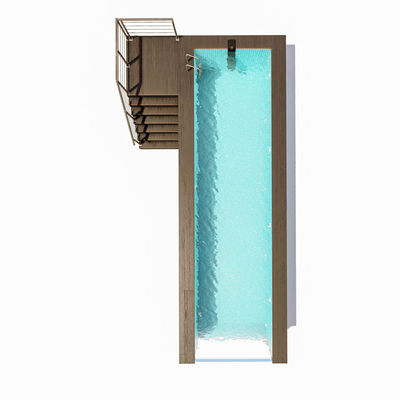 Acrylische niet-vergeelende prefab piscina 30 voor luxe buitenzwembaden