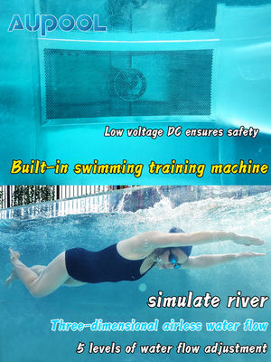 100% Virgin PMMA Geïmporteerd Acrylische Pool Endless Shipping Container School