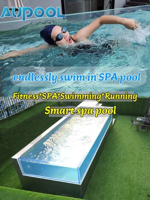 100% Virgin PMMA Geïmporteerd Acrylische Pool Endless Shipping Container School