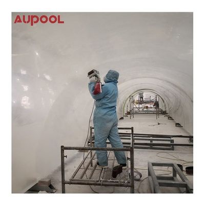 Verscheidene vormen Glasvezel boven de grond Acryl zwembad met gietverwerking