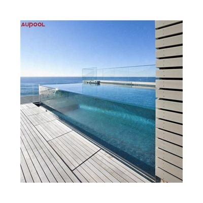 50 mm helder dik acryl glas voor een infinity zwembad weerbestand