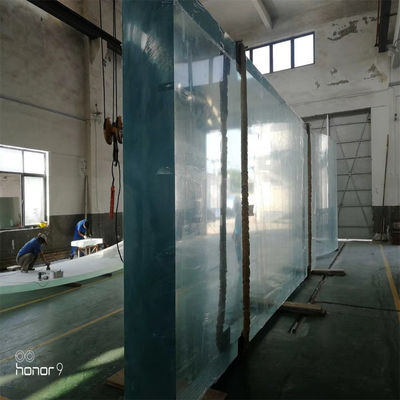 Plastic op maat gemaakt zwembaden voor transparante skyline Infinity Glass Rooftop View