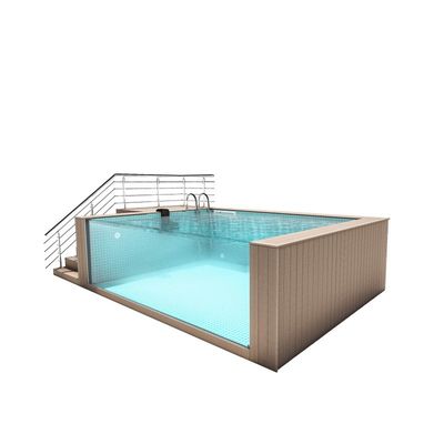 Outdoor Installatie Custom Luxury Acrylic Prefab zwembad met TUV-certificering