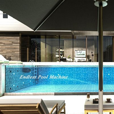 Zwemtraining met AUPOOL tegenstroom waterstraal zwembad machine