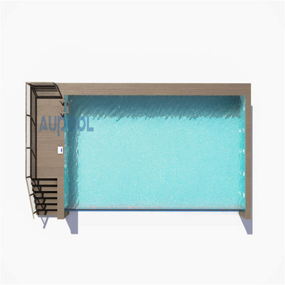 Buiten zwembad Acryl bord met aangepaste grootte flexibiliteit