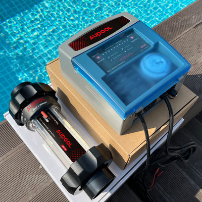 Zoutchlorinator voor zoutwaterbad 27.5Vdc Uitgang 100.4-190.1 Watt Energieverbruik