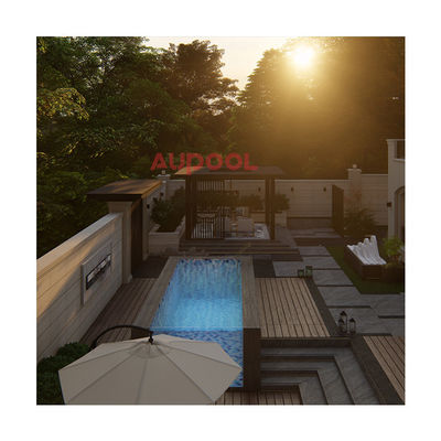 AUPOOL 2000L-serie Standaard tegenstroomtrainer Langzijdig transparant zwembad