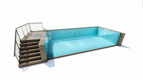 Onovertroffen Infinity Transparent Finish zwembad voor Hotels Scholen Sanatoriums en sportscholen
