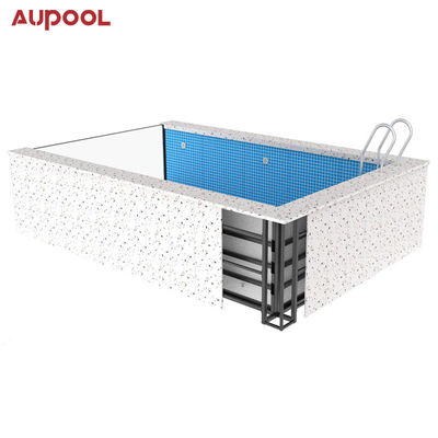 Doorzichtig Infinity Pool gemaakt van 100% puur Lucite materiaal voor hotels scholen en sportscholen