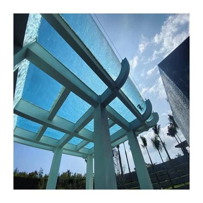 Gemakkelijk te installeren AUPOOL 50mm helder dik acryl glas voor een aangepast zwembad