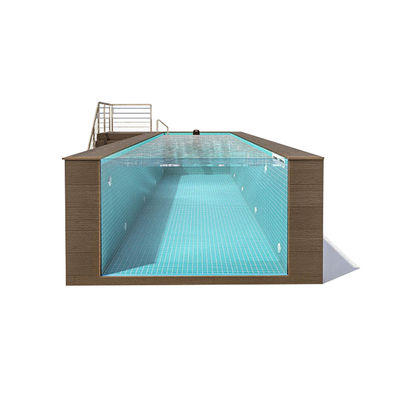 24m3 zwembad watercapaciteit Acryl zwembad Glaswanden met een dikte van 90 mm