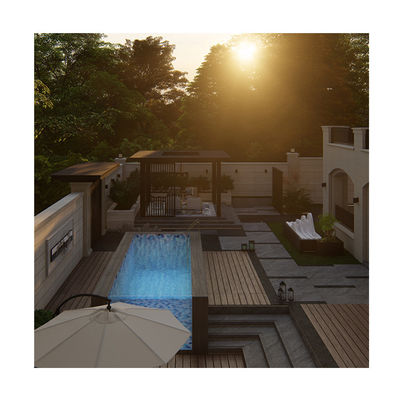 Hoge lichttransmissie 92,5% Lucite Acrylic Prefab Pool voor hotel achtertuin