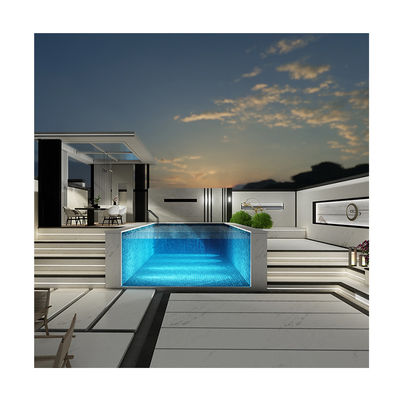 Buiten Super helder Acryl Panel Venster Pool voor Luxe Villa zwembad Glas