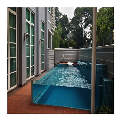 Infinity Pool Glas Glasvezel Lap Pool Intex Crystal Blue Polyester zwembad
