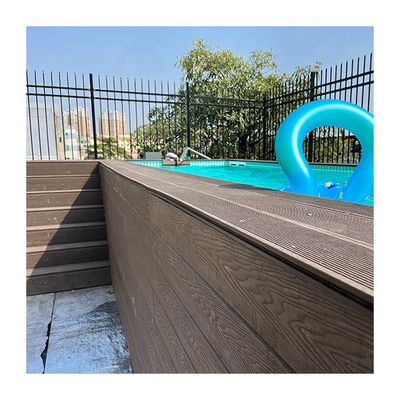 Voorgefabriceerde zwembaden met 100 mm acrylpaneel boven de grond