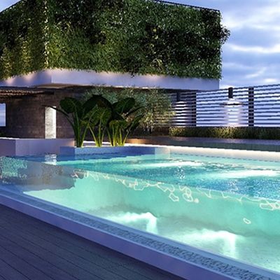 Acrylische outdoor zwembad met droge thermostatische polymerisatie technologie en 30 jaar