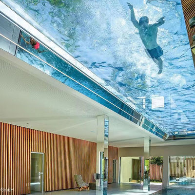 Privé villa Tuin Acryl glas zwembad weerbestendige vloer zwembad