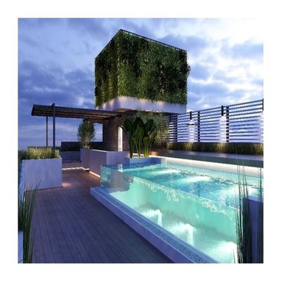 Eindeloos PMMA plexi glaspaneel voor groot transparant zwembad acryl 0.32 FT