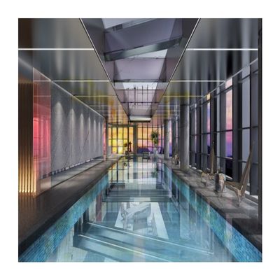Eindeloos PMMA plexi glaspaneel voor groot transparant zwembad acryl 0.32 FT