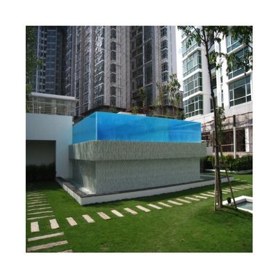 1.20 g/cm3 Dichtheid Glasvezel Liner Doorzichtig Acryl Panel l Buitenzwembad