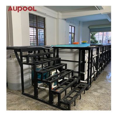 Snijdienst Staalstructuur Prefab Pool met 100 mm Acryl Venster van AUPOOL OEM