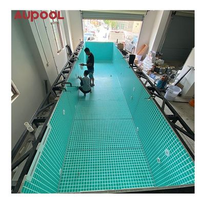 Snijdienst Staalstructuur Prefab Pool met 100 mm Acryl Venster van AUPOOL OEM