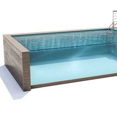 Hotel Achtertuin Prefab Pool met Custom Design en 1,2 g/cm3 Dichtheid