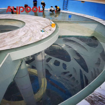 Duidelijke acrylplaten met een dikte van 30-950 mm voor het ontwerp van zwembaden en aquaria