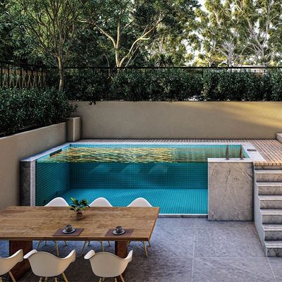Residential Exercise Custom Above Ground Glasvezel Lap Pool Custom Dichtheid 1,2 g/cm3