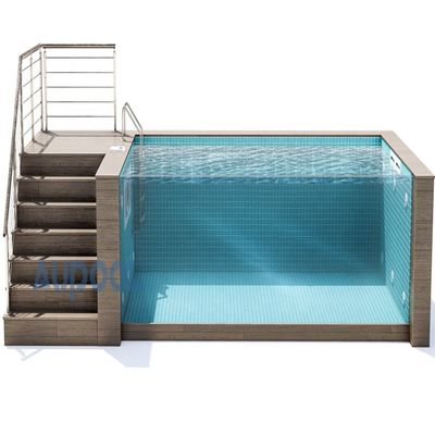 Residential Exercise Custom Above Ground Glasvezel Lap Pool Custom Dichtheid 1,2 g/cm3