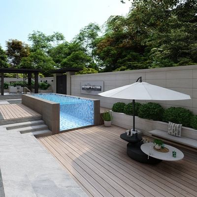 Dichtheid 1,2 g/cm3 zwembad Prefab voor villa en strandhuis Tuinhuis