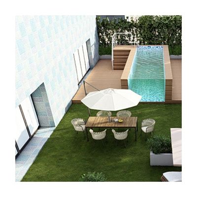 Grote voorgefabriceerde zwembad van transparant acrylglas voor buitenzwembaden boven de grond