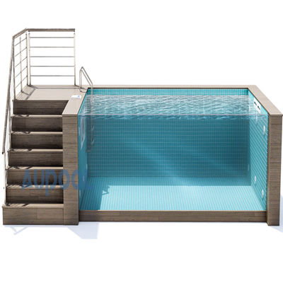 Acryl venster 100 mm dik en luchtpomp accessoires voor Aupool watercyclusapparatuur