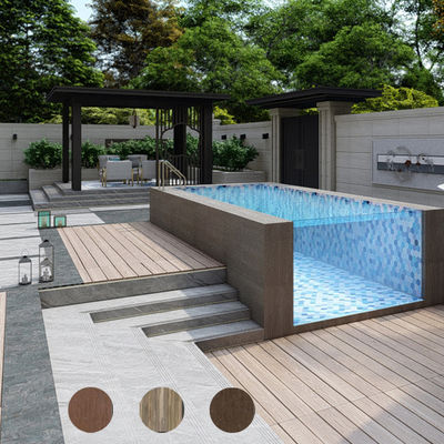 Acrylmateriaal boven de grond zwembad met zwembadvenster en Infinity Design