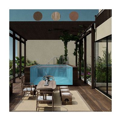 Gemakkelijk te installeren Acryl plexiglas prefab zwembad met snelle montage