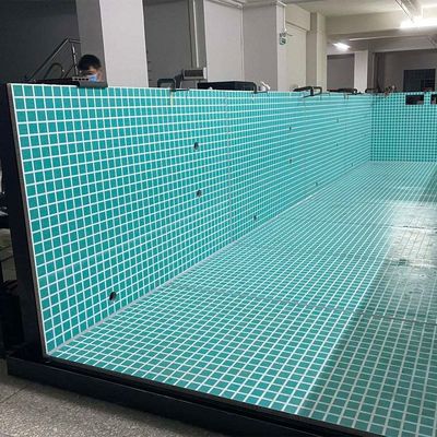 Gemakkelijk te installeren Acryl plexiglas prefab zwembad met snelle montage
