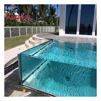 AUPOOL PMMA Lucite glasplaat voor acryl zwembad Transparent plexi glaspaneel
