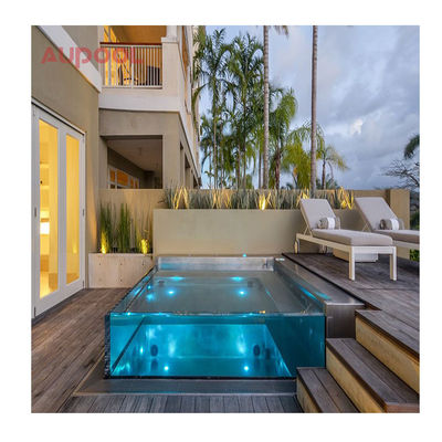 Aan de vraag van de klant is voldaan AUPOOL Hotel zwembadproject voor de perfecte Getawa