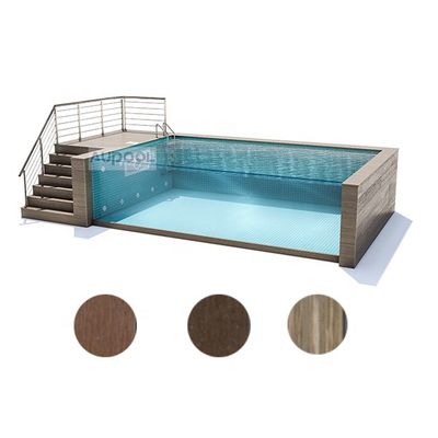 Gemakkelijk te installeren Endless Container Pool Swim Spa met Acryl Venster Materiaal PMMA Lucite
