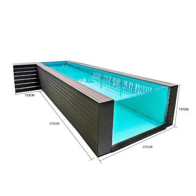 10 Werkdag Leading Time Acryl mini modulaire zwembadconstructie voor een gemakkelijke installatie