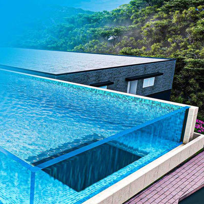 Diafaniteit Hoge lichttransmissie 93% Acryl boven de grond 8m Swim Spa zwembad