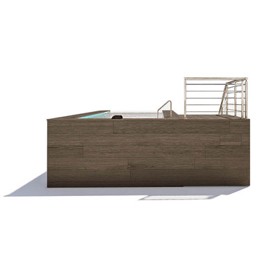 Duidelijk zwembad Venster Op de grond Plastic Ground Pool voor Custom Pool Design in de achtertuin