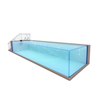 Acrylisch bovengrondframe zwembadwaterzuiveringssysteem voor modulair zwembad