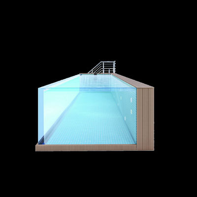 Acrylisch bovengrondframe zwembadwaterzuiveringssysteem voor modulair zwembad