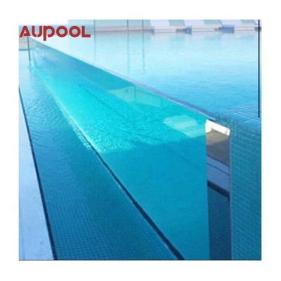 Gecast Acrylic Panel Style 8M Long In-Ground Pool Groot Draagbaar eindeloos zwembad