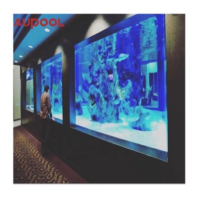 Gecast Acrylic Panel Style 8M Long In-Ground Pool Groot Draagbaar eindeloos zwembad