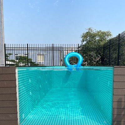 Acrylisch zwembad zonder grenzen voor hotels 43m3 zwembad watercapaciteit 3050KGS nettogewicht